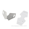 Venta caliente Tarjeta de arete de papel PVC barata J